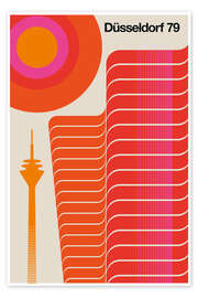 Poster Düsseldorf 79 - Bo Lundberg