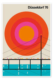 Poster Düsseldorf 76 - Bo Lundberg