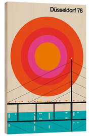 Holzbild Düsseldorf 76