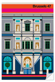 Wandsticker Brüssel 47 - Bo Lundberg