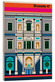 Holzbild Brüssel 47 - Bo Lundberg