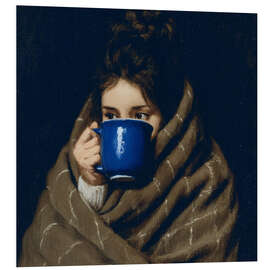 Hartschaumbild Jahreszeit des heißen Tees - DejaReve