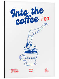 Alubild Into the coffee I go