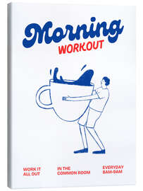 Leinwandbild Morning workout with coffee - Ohkimiko