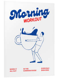 Hartschaumbild Morning workout with coffee - Ohkimiko