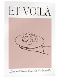 Acrylglasbild Et voilá - Les biscuits - Ohkimiko