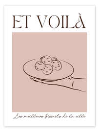 Poster Et voilá - Les biscuits - Ohkimiko