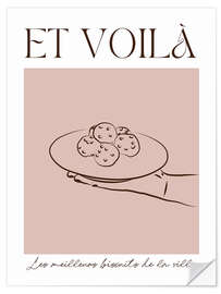 Sticker mural Et voilá - Les biscuits - Ohkimiko