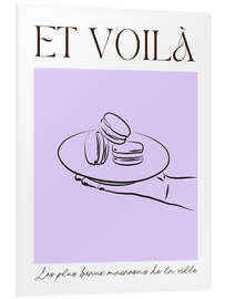 Hartschaumbild Et voilà - Les macarons - Ohkimiko