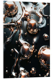 Acrylglasbild Abstract Alchemy - Mercury Pulse II