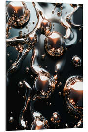 Alubild Abstract Alchemy - Mercury Pulse II - Philippe HUGONNARD