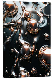Leinwandbild Abstract Alchemy - Mercury Pulse II - Philippe HUGONNARD