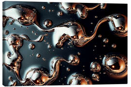 Leinwandbild Abstract Alchemy - Mercury Pulse IV - Philippe HUGONNARD