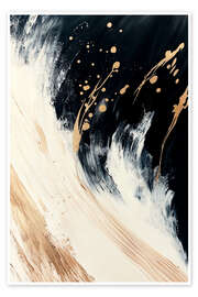 Poster Abstract Alchemy - Fluid Movement - Philippe HUGONNARD