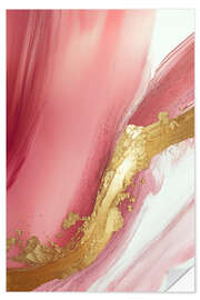 Wandsticker Abstract Alchemy - Rose Sheds II