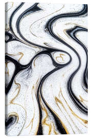 Leinwandbild Abstract Alchemy - Pearl Stream IV - Philippe HUGONNARD