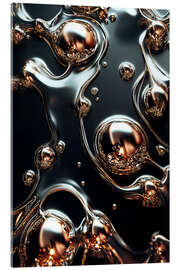 Acrylglasbild Abstract Alchemy - Mercury Pulse III