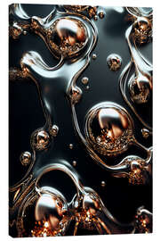 Leinwandbild Abstract Alchemy - Mercury Pulse III - Philippe HUGONNARD