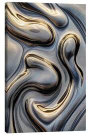 Leinwandbild Abstract Alchemy - Sterling Shine III