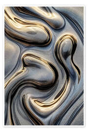 Poster Abstract Alchemy - Sterling Shine III