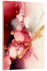 Holzbild Abstract Alchemy - Aura II