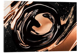 Acrylglasbild Abstrakte Alchemie - Mitternachtskupfer