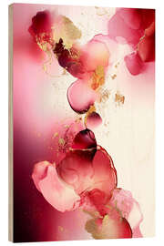 Holzbild Abstract Alchemy - Aura IV