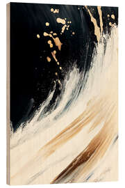 Holzbild Abstract Alchemy - Fluid Movement II - Philippe HUGONNARD