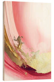 Holzbild Abstract Alchemy - Rose Sheds IV