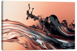 Leinwandbild Abstract Alchemy - Copper Wave II