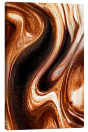Leinwandbild Abstract Alchemy - Glossy Copper