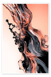 Poster Abstract Alchemy - Copper Wave IV