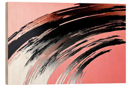 Holzbild Abstract Alchemy - Echo Sweep II