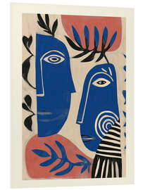 Hartschaumbild Das Gespräch