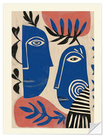 Wandsticker Das Gespräch