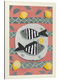 Alubild Mediterraner Mittag