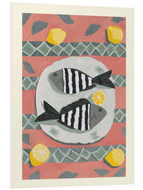 Hartschaumbild Mediterraner Mittag