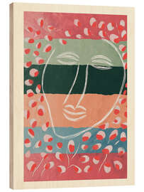 Holzbild Traum in Blüte