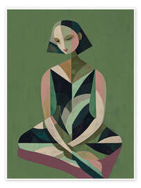 Wandbild Immer noch in Grün - Branka Kodžoman