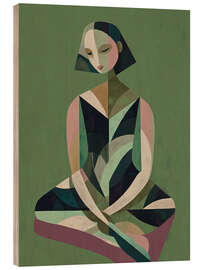 Holzbild Immer noch in Grün - Branka Kodžoman