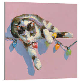 Aluminium print Purrs and Lights - DejaReve