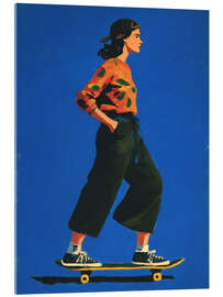 Acrylglas print Skater girl - DejaReve