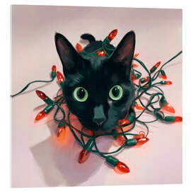 Acrylglasbild Schuldiger Blick