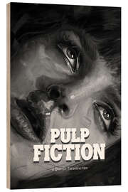 Holzbild Mia Wallace