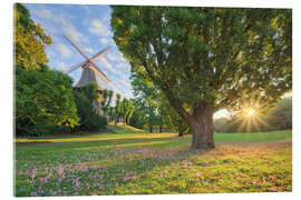 Acrylglasbild Mühle am Wall in Bremen - Michael Valjak