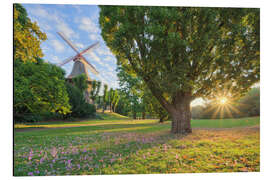 Alubild Mühle am Wall in Bremen - Michael Valjak