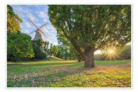 Poster Mühle am Wall in Bremen - Michael Valjak