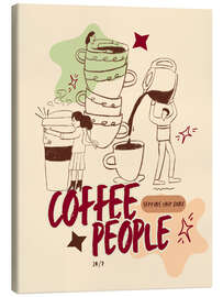 Leinwandbild Coffee people - Tori Taika
