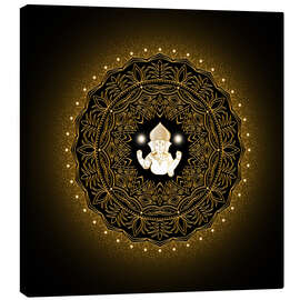 Leinwandbild Ganesha - Golden Spirit Serie