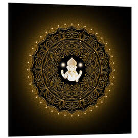 Hartschaumbild Ganesha - Golden Spirit Serie